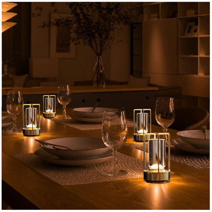 Lampe de Table LED Sans Fil : Style Industriel Haut de Gamme