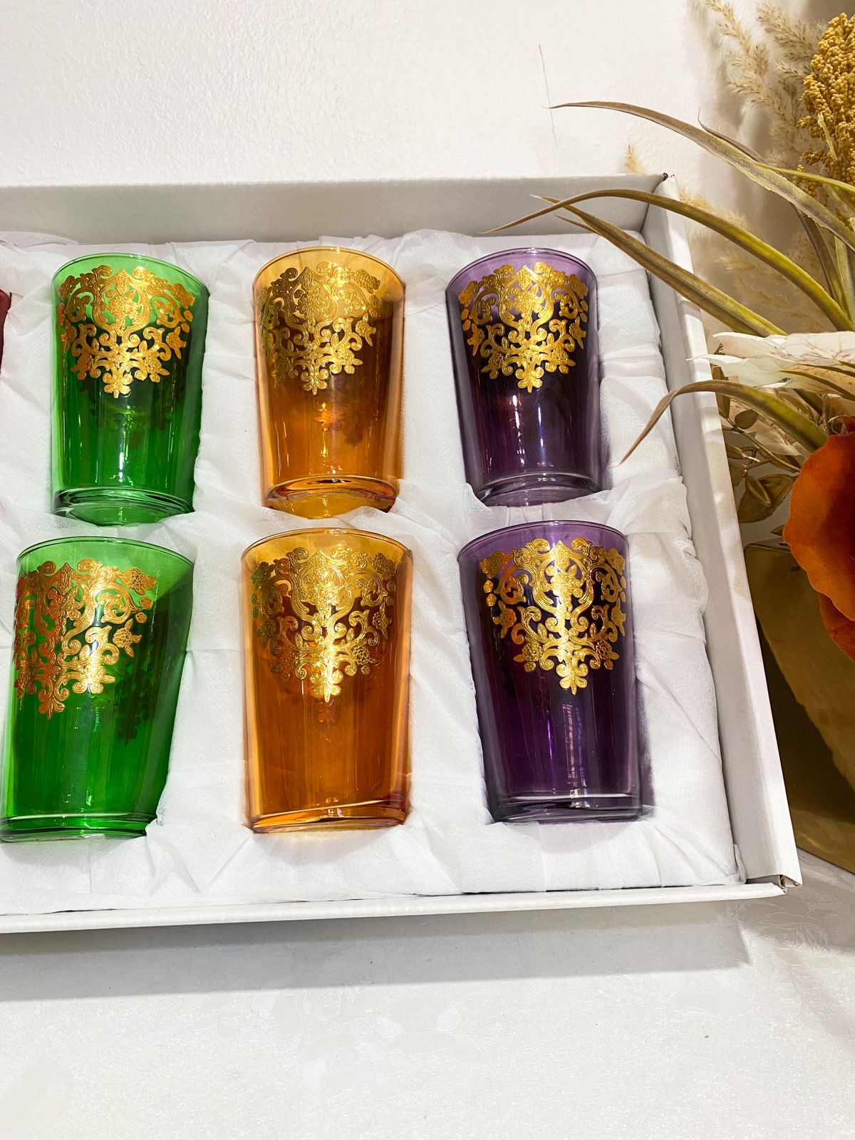 Découvrez l'Art de la Dégustation avec nos 6 Verres Royaux Colorés