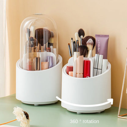 Boîte de Rangement Rotative pour Pinceaux de Maquillage et Cosmétiques