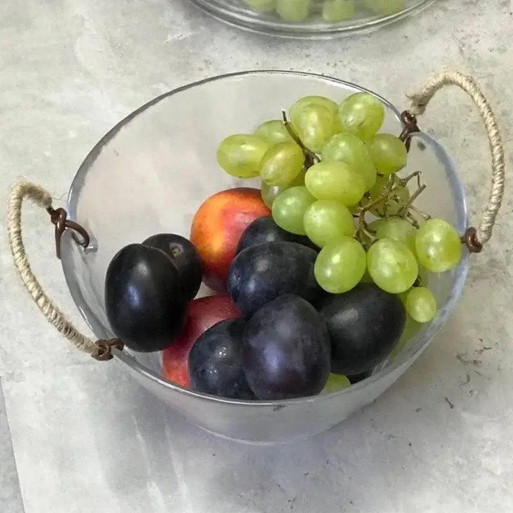 Bol de Service en Verre Transparent : Parfait pour les Repas Quotidiens et les Occasions Spéciales