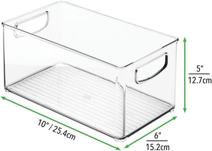 3 Boîte de Rangement Transparente Polyvalente