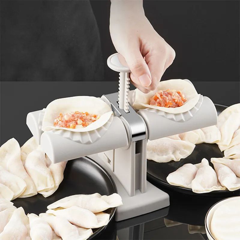 Machine à Fabriquer les Dumplings avec Double Tête pour un Fabrication Automatique