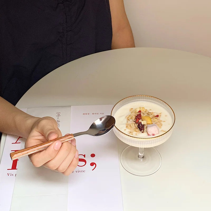 6 Tasse à Glace en Verre