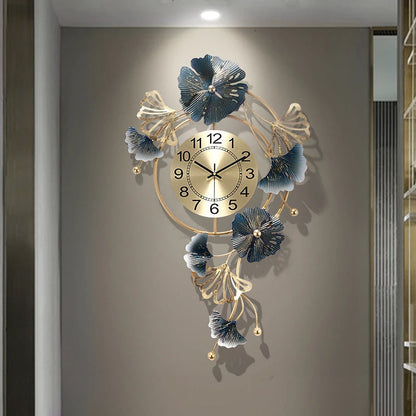 Horloge Murale Grande Taille au Design Moderne et Luxueux – Décoration Élégante pour le Salon