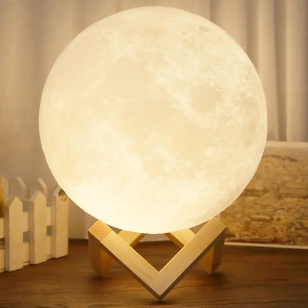 Lune Magique - Lampe LED 3D