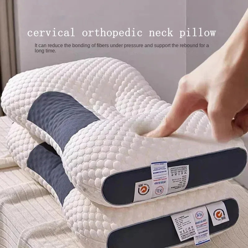 Oreiller Ergonomique 3D - Soutien Cervical Optimal pour Toutes les Positions de Sommeil  Confort Supérieur