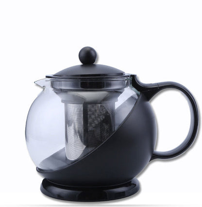 Théière en Verre avec infuseur – 1250 ml – Noir