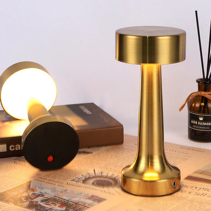 Led Bar Rechargeable Circle Table Lamp