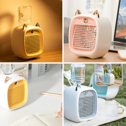 Mini ventilateur de climatiseur portable rechargeable