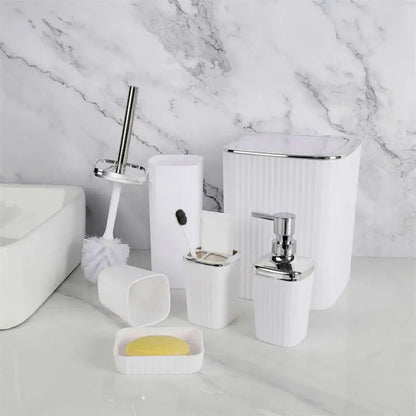 Ensemble d'accessoires de salle de bain modernes de luxe – Style européen 6 pièces,