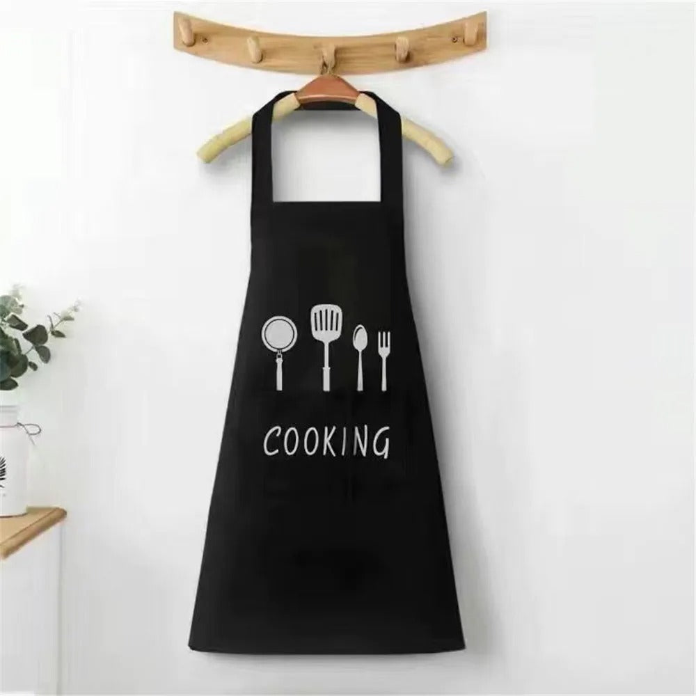 2 Tablier de cuisine domestique imperméable et résistant à l'huile