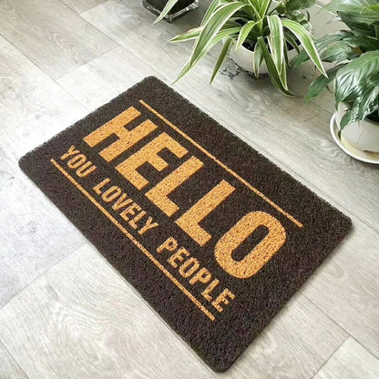 Tapis de Porte en Fibre de Coco