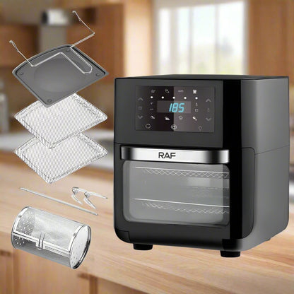 Four multifonctionnel avec fenêtre de cuisson visible, écran tactile intelligent.