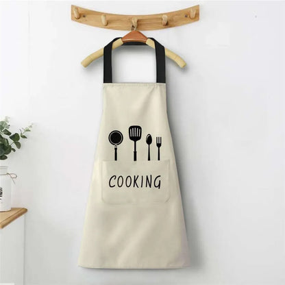 2 Tablier de cuisine domestique imperméable et résistant à l'huile