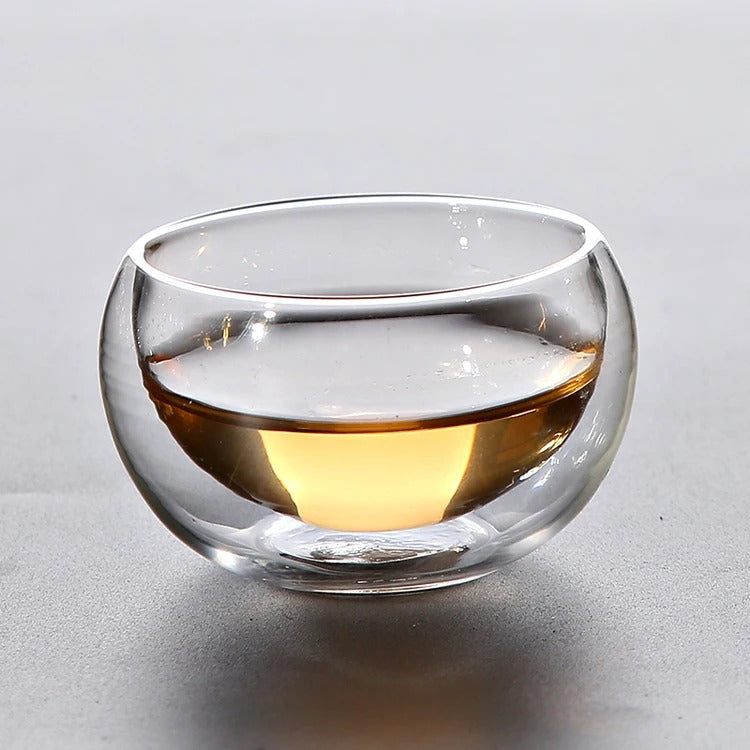 6 Tasses en Verre Isolé 50 ML