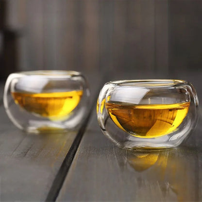 6 Tasses en Verre Isolé 50 ML