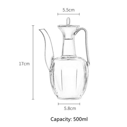 Théière bouilloire en verre 600 ml