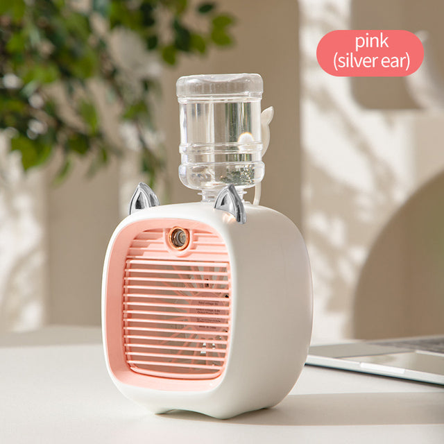 Mini ventilateur de climatiseur portable rechargeable