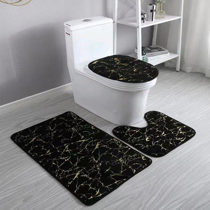 Ensemble de Tapis de Salle de Bain Antidérapants et Absorbants